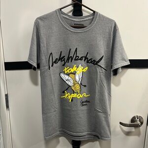 Neighborhood x Cactus Jack by Travis Scott Gray and Yellow Short Sleeve Tee